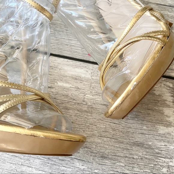 Michael Antonio Gold Platform Stiletto Heel - Picture 8 of 12